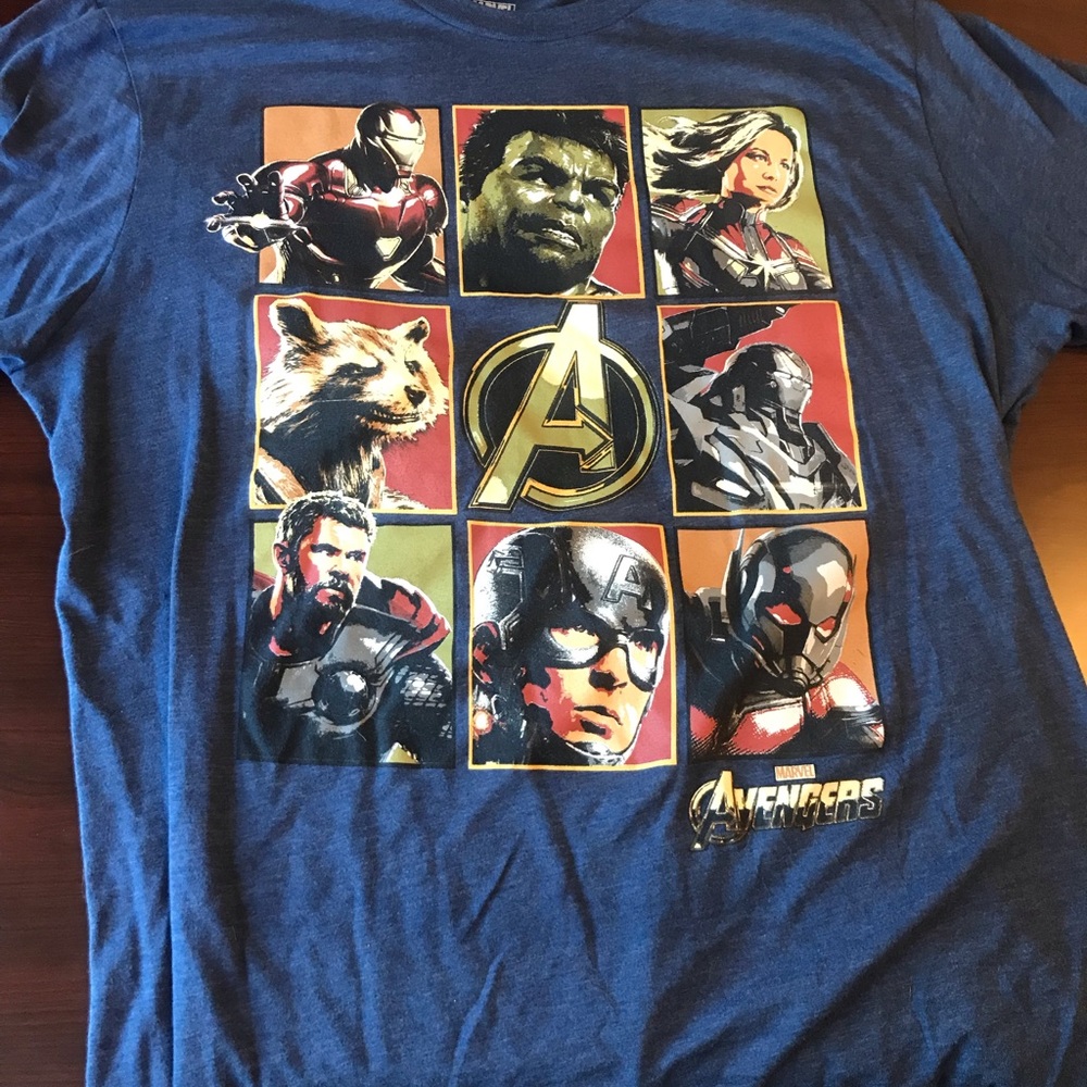 Bundle! 9 XXL Marvel and 1 tshirts- 1 not pictured